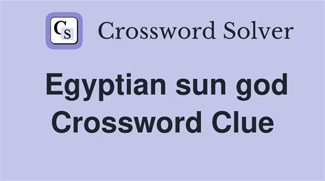 sun god Crossword Clue: 7 Answers with 2